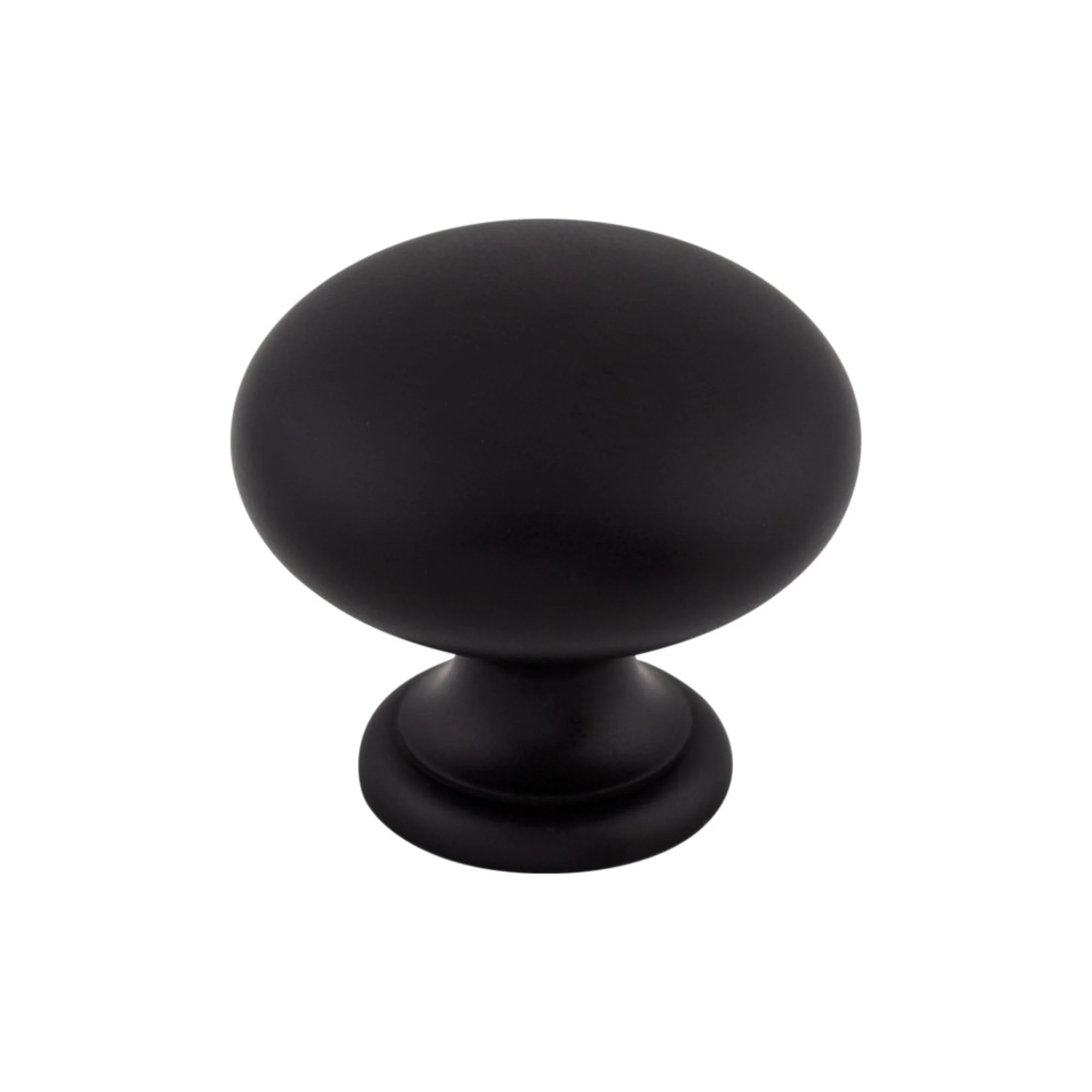 Top Knobs Somerset Knob Flat Black 1-1/4″ Diameter Mushroom Style