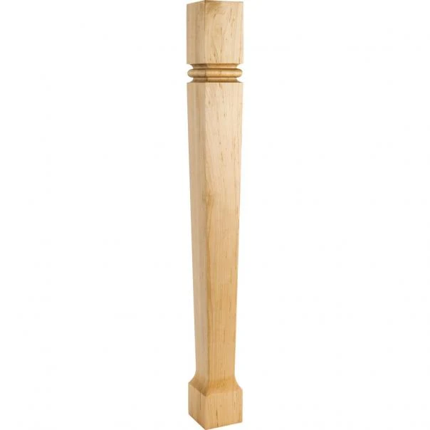 Hardware Resources Bullnose Tapered Post Alder 35-1/2″ Length 3-1/2″ Width