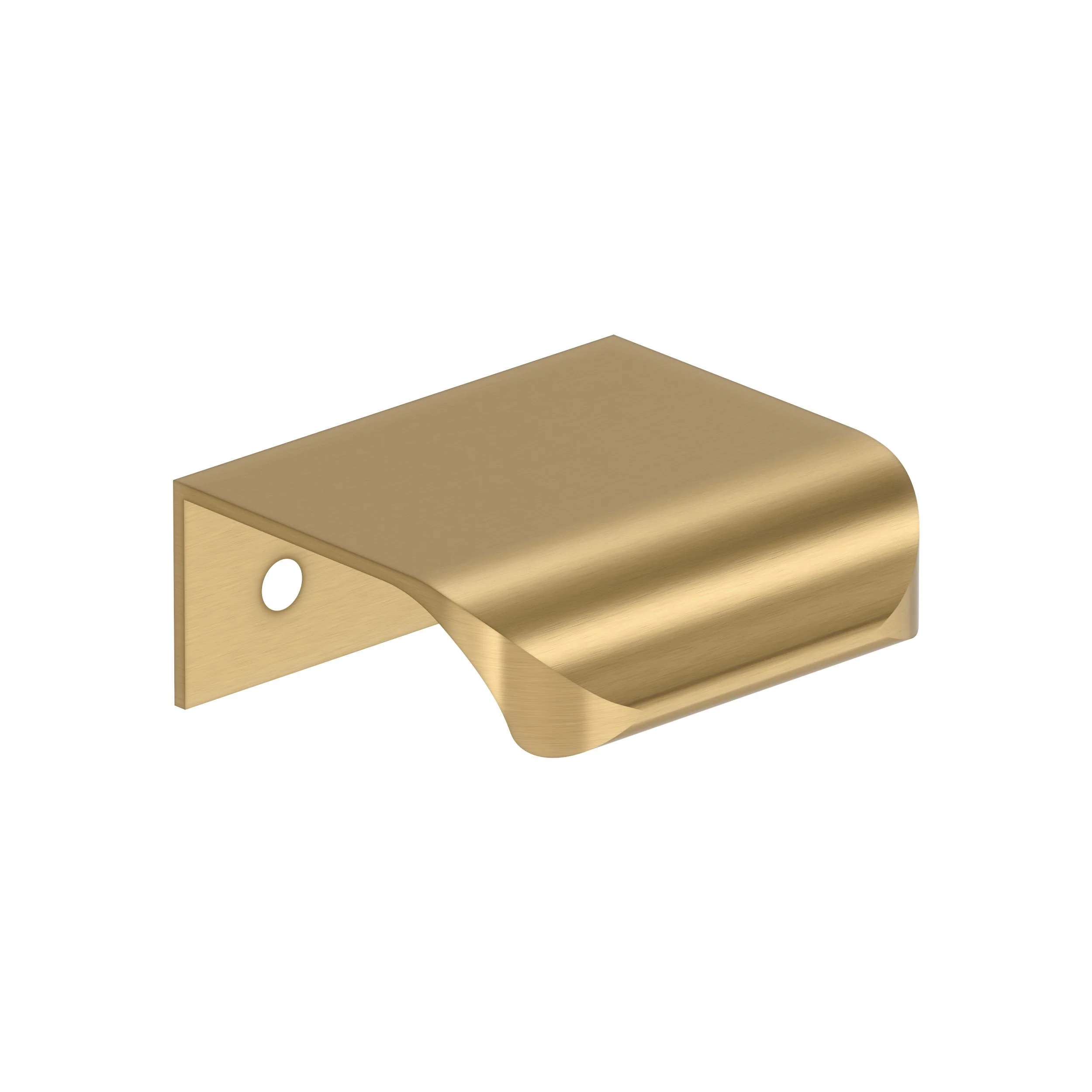Amerock Streamline Tab Edge Pull Champagne Bronze 1" Center to Center