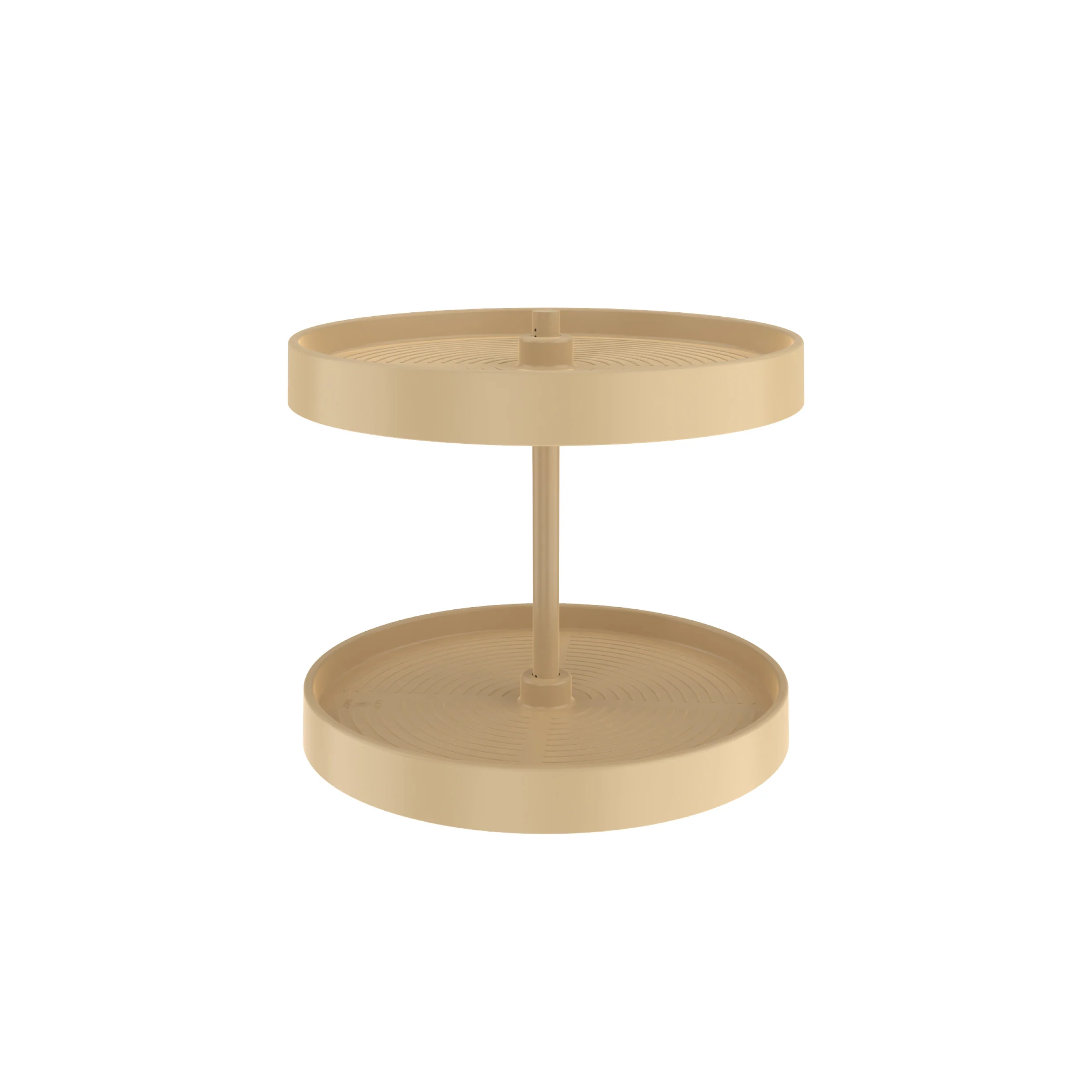 Rev-a-shelf Lazy Daisy Polymer Full Circle Bottom Mount 2 Tray Lazy Susan, 18″