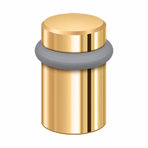 Deltana Round Universal Floor Bumper, PVD, 2″