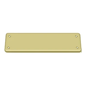 Deltana Cover Plate Solid Brass For DASH95, Polished Brass
