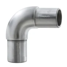 Flush Radius Elbow for 1″ Tubing Satin Stainless Steel