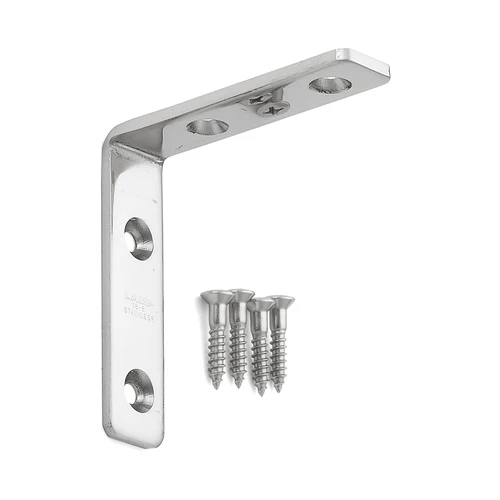Sugatsune L-Bracket 60 mm x 60 mm Mirror Finish