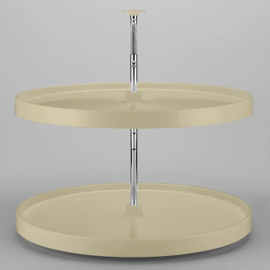 Rev-a-shelf Lazy Daisy Polymer Full Circle 2 Tray Lazy Susan, 32″