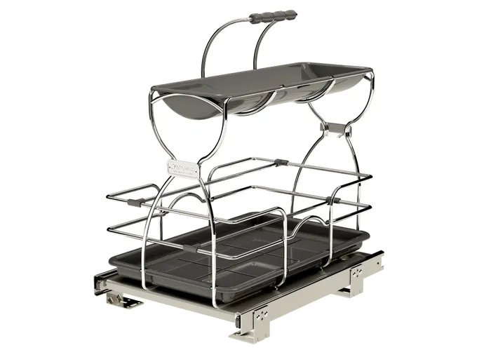 Undersink Cleaning Caddy For 30″ Sink Cabinet W/ 15″ Opening