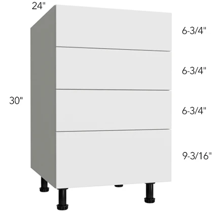 Base 4 Drawer 12 W X 34-1/2 H X 24 D – Catalina by Fabuwood