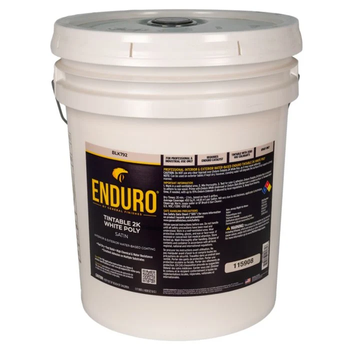 Enduro 2K White Poly, Satin, 5-Gallon