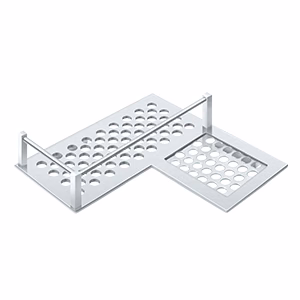 Deltana 9″ Bathroom Basket Heavy Duty Chrome Right Corner
