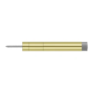 Deltana Extension Baseboard Door Bumper Solid Brass, Polished Brass