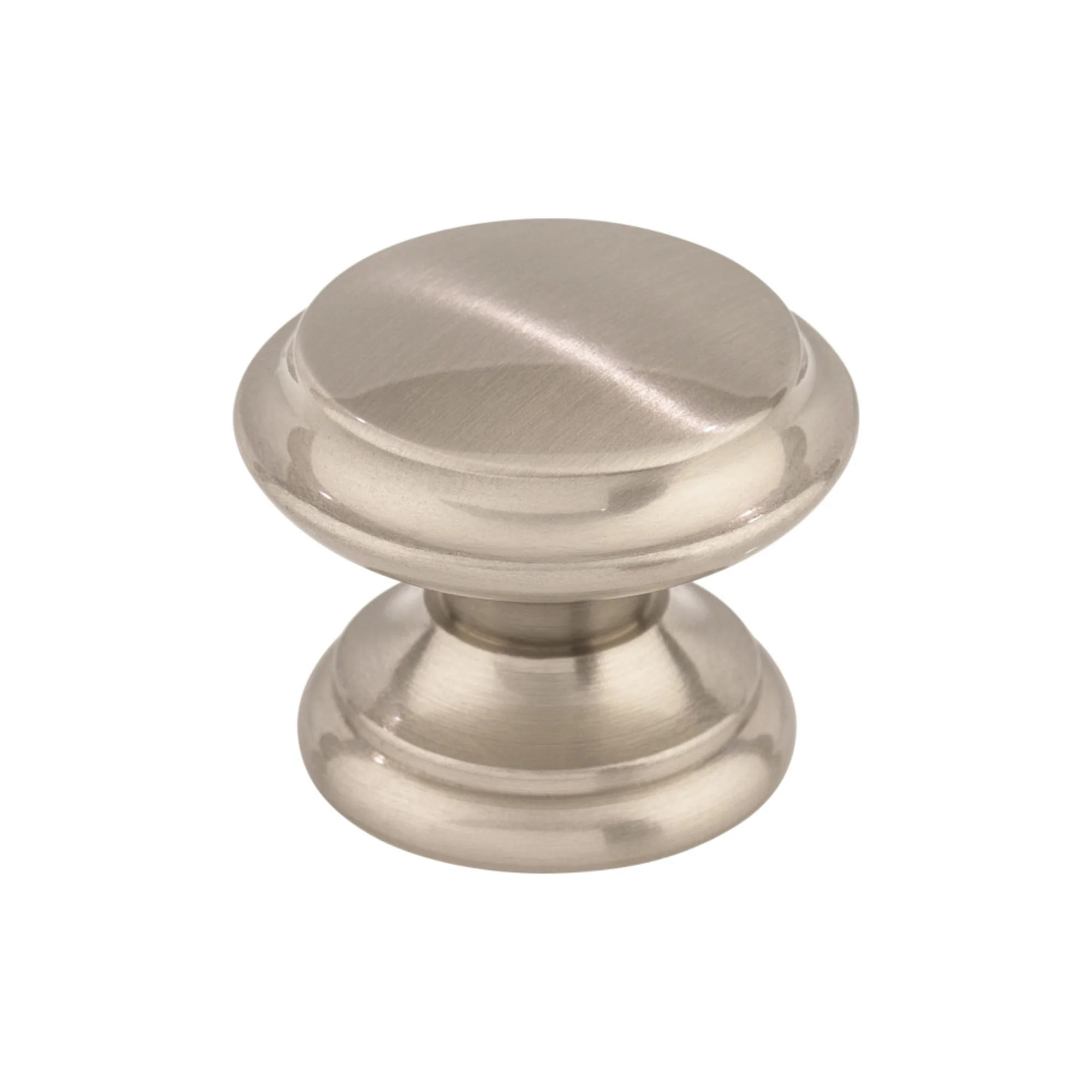 Top Knobs Asbury Knob Satin Nickel 1/4″ Diameter Flat Top Style