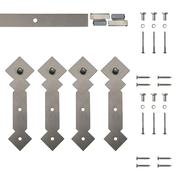 Furniture Barn Door Double Diamond Rolling Double Door Kit