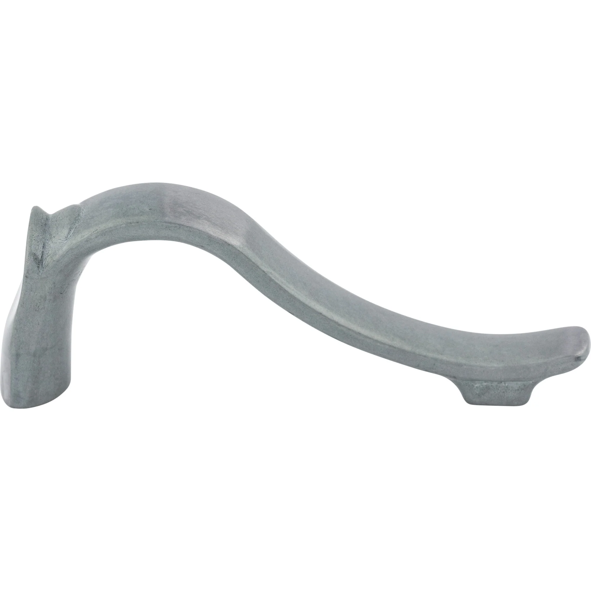 Top Knobs Tuscany Dover Latch Handle Handle Light Pewter 2-1/2″ Center to Center
