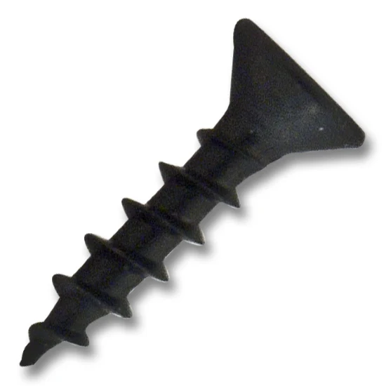 #6 Screw Flat Head Phillips Coarse Thread 5/8″ Length Black, Multiples of 100