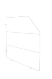 Rev-a-shelf Tray Divider With Clips Wire, Silver, 18″