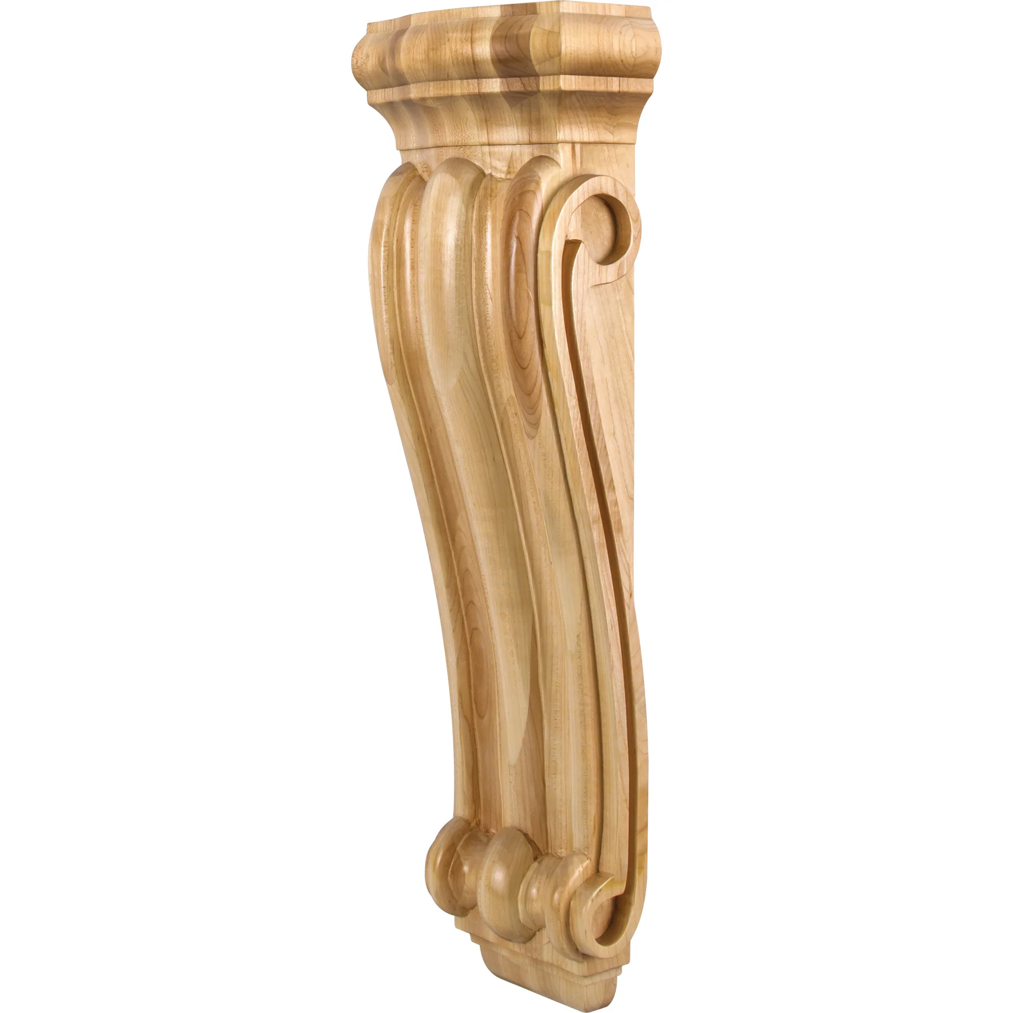 Hardware Resources Low-Profile Scrolled Corbel Alder 22″ Length 7″ Width