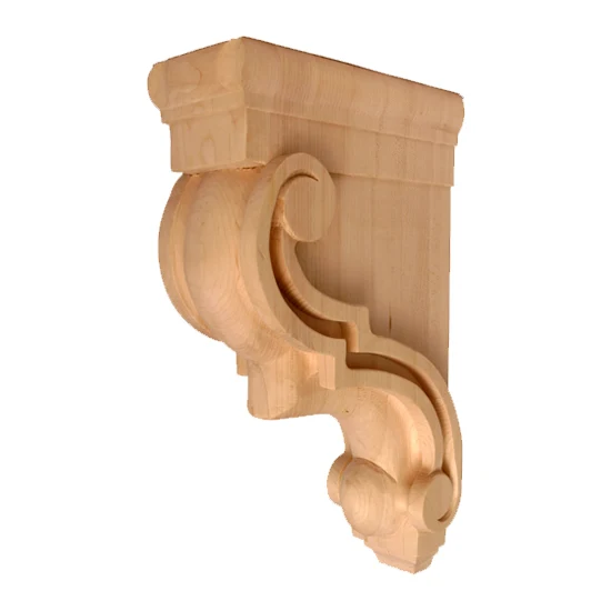 Traditional Bar Bracket Alder 3-3/8″ x 7-3/4″ x 13″