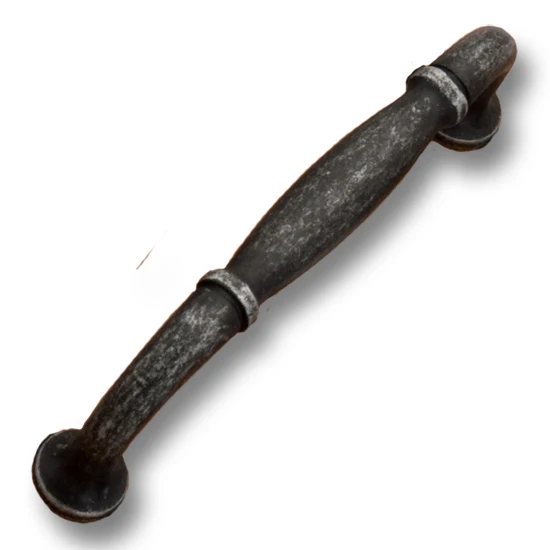 Pull, 3" Center-to-Center, 1-3/16" Projection, Swedish Iron