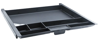 Pencil Tray Without Lock 16″ Ball Bearing Slides, Black
