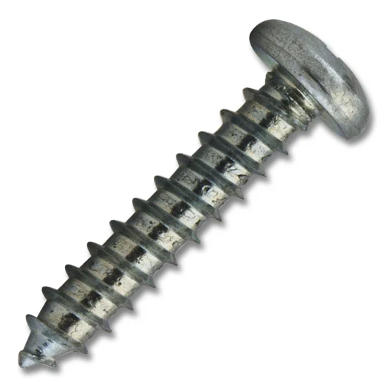#14 Screw Pan Head #2 Phillips Coarse Thread 1-1/4″ Length Zinc, Multiples of 100