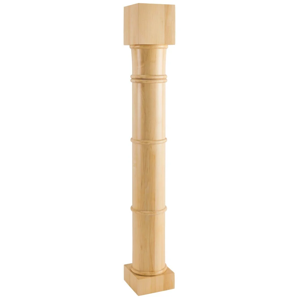 Hardware Resources Bamboo Post Cherry 35-1/2″ Length 3-1/2″ Diameter