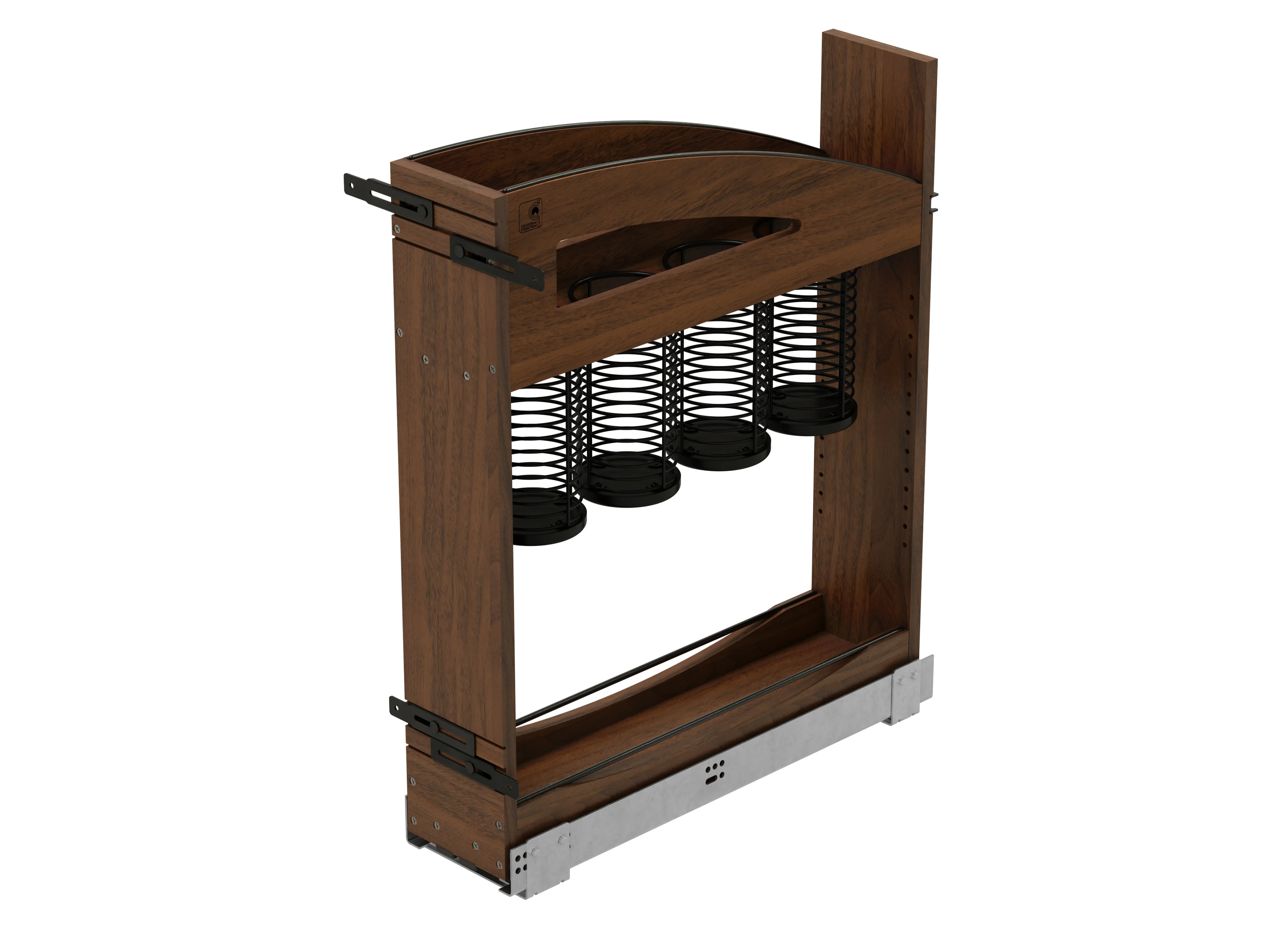 Craftsman Collection Solid Maple Utensil Pullout Organizer, 5″