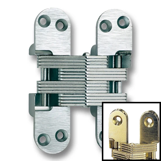 SOSS Hinge 416 Fire Rated, Satin Brass