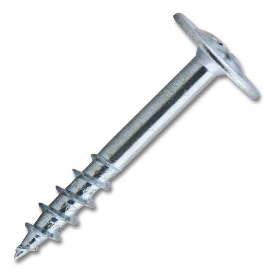 #8 Screw Large Round Washer Head Phillips Drive Coarse Thread