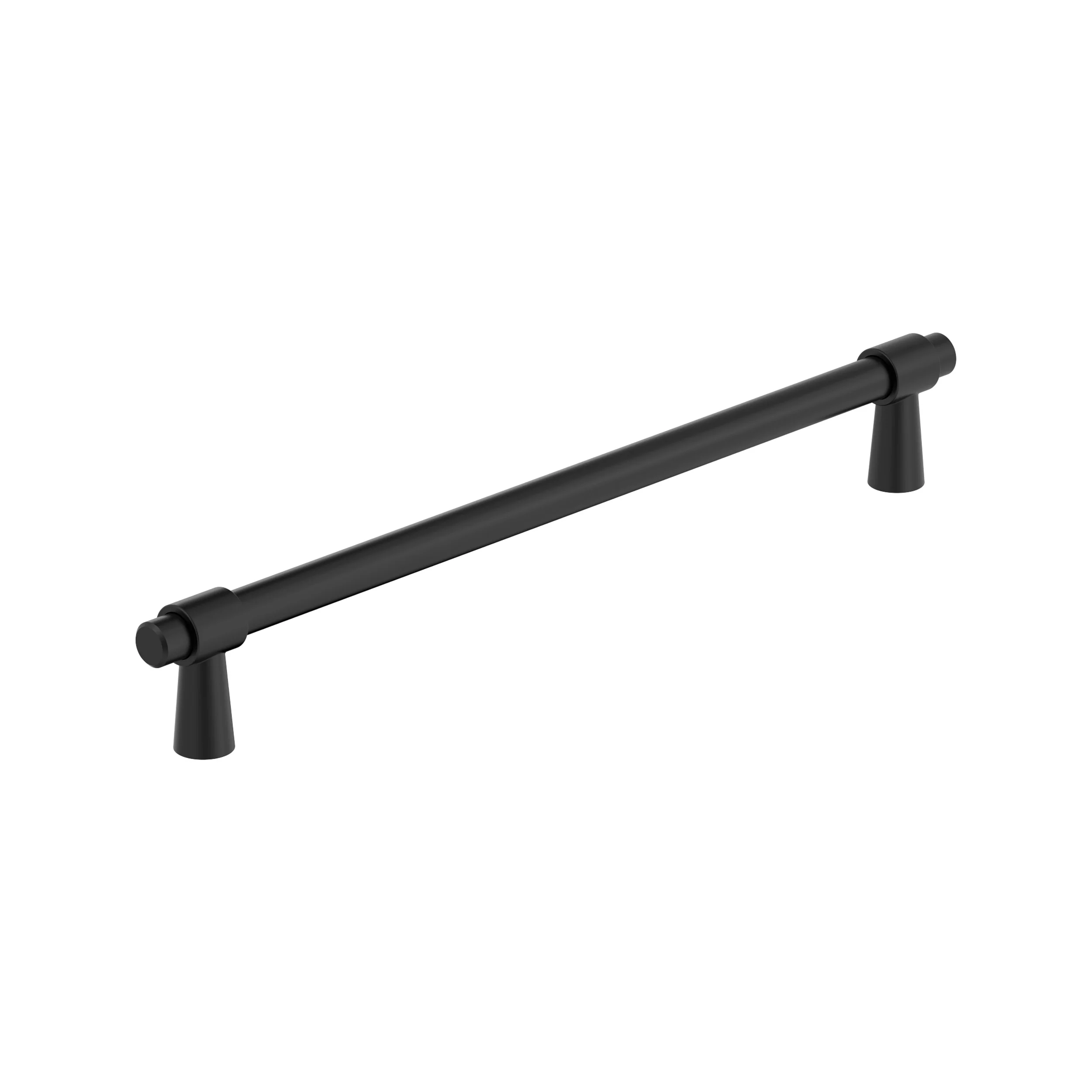 Amerock Destine Pull Matte Black 10-1/16″ Center to Center