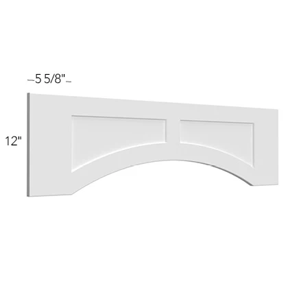 Valance ArcheD -Raised Panel 36 W X 12 H X D (Trimmable to 30 W) – Luxe by Fabuwood