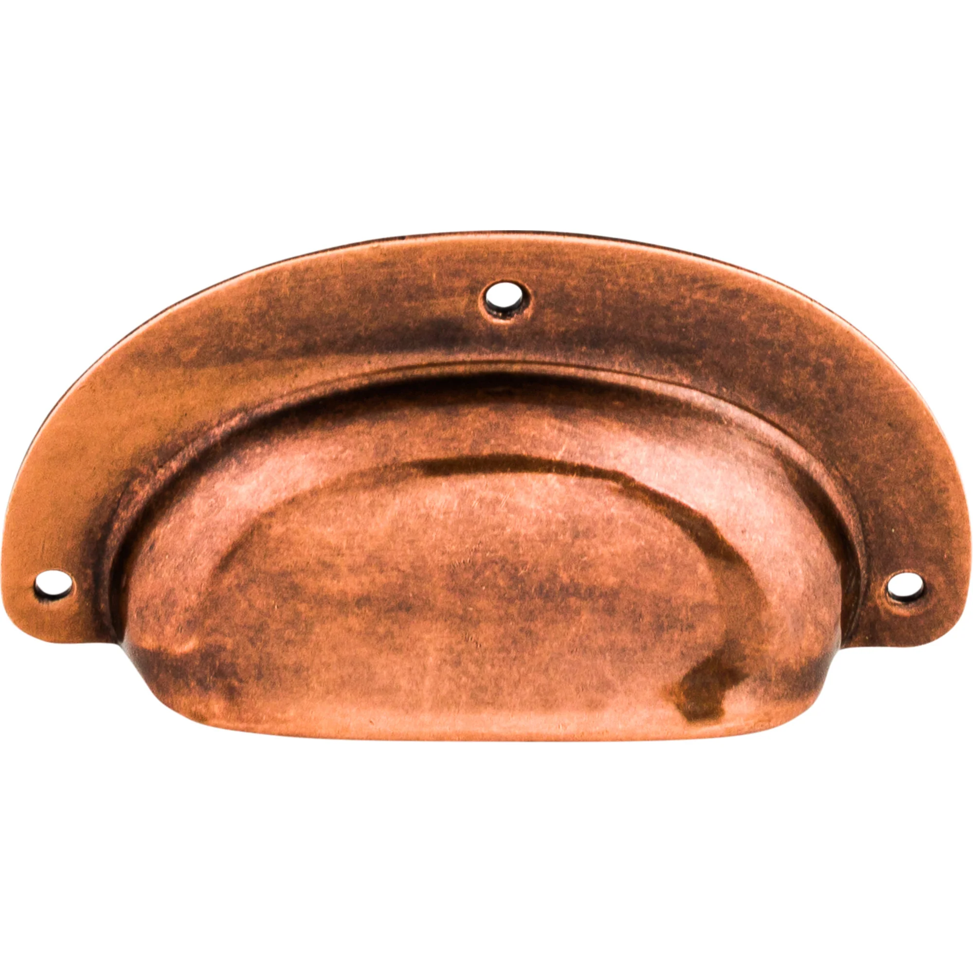 Top Knobs Tuscany Mayfair Cup Pull Old English Copper Center to Center