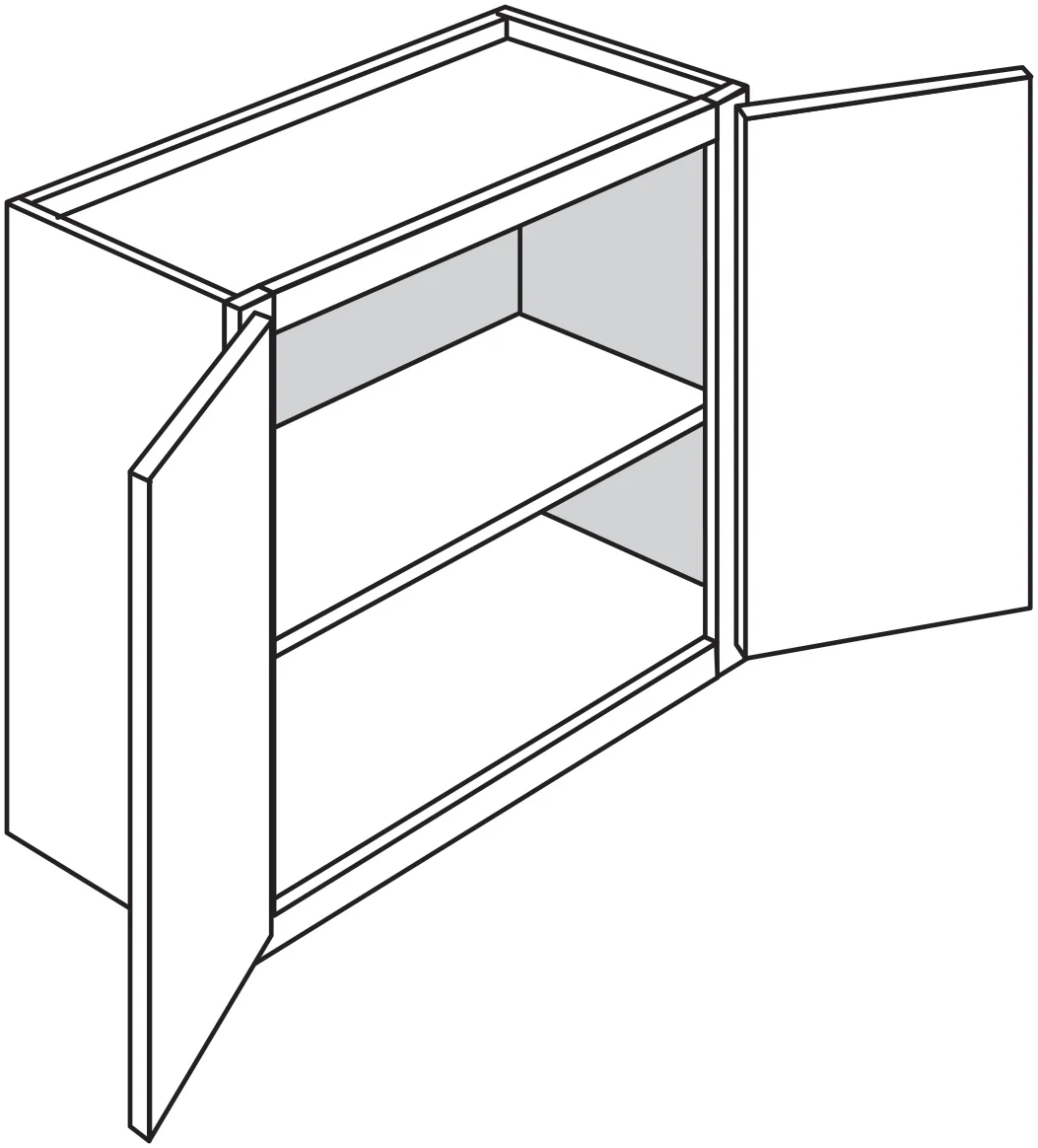 Wall 30 W X 24 H X 12 D – Trenton Recessed by JSI