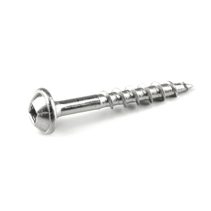Kreg #8 Coarse Thread Washer-Head Pocket Hole Screws 305 Stainless Steel 100 Pack