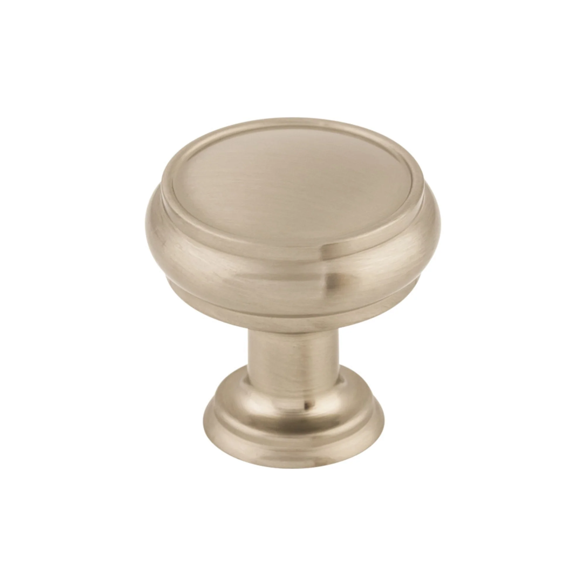 Top Knobs Serene Knob Satin Nickel 1-3/16″ Diameter Eden Style