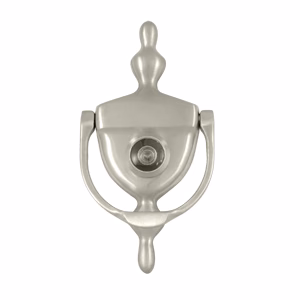 Deltana Door Knocker-Viewer, Satin Nickel, 3-3/4″