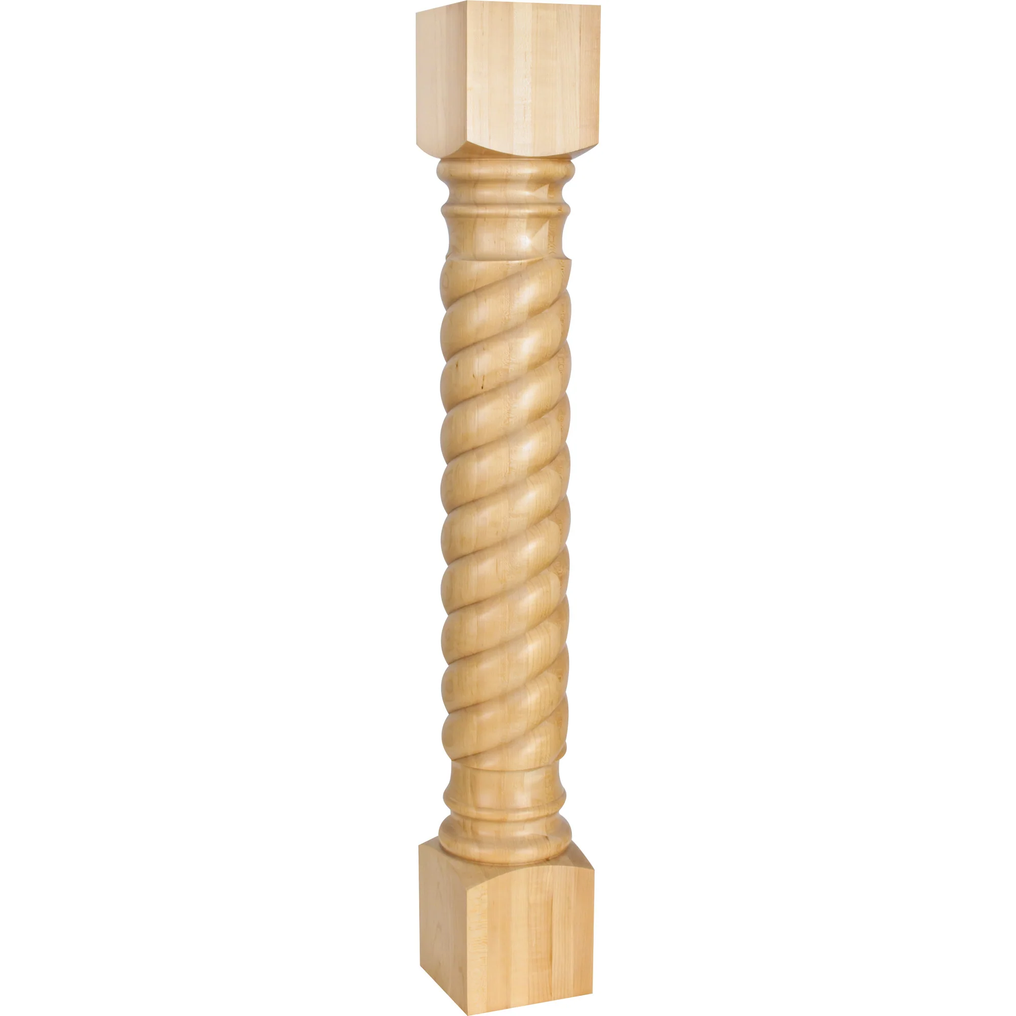 Hardware Resources Rope Post Rubberwood 35-1/2″ Length