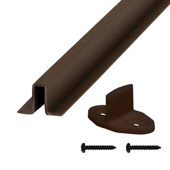 Quiet Glide 36″ Plastic Floor Guide Kit Brown 36″ Length