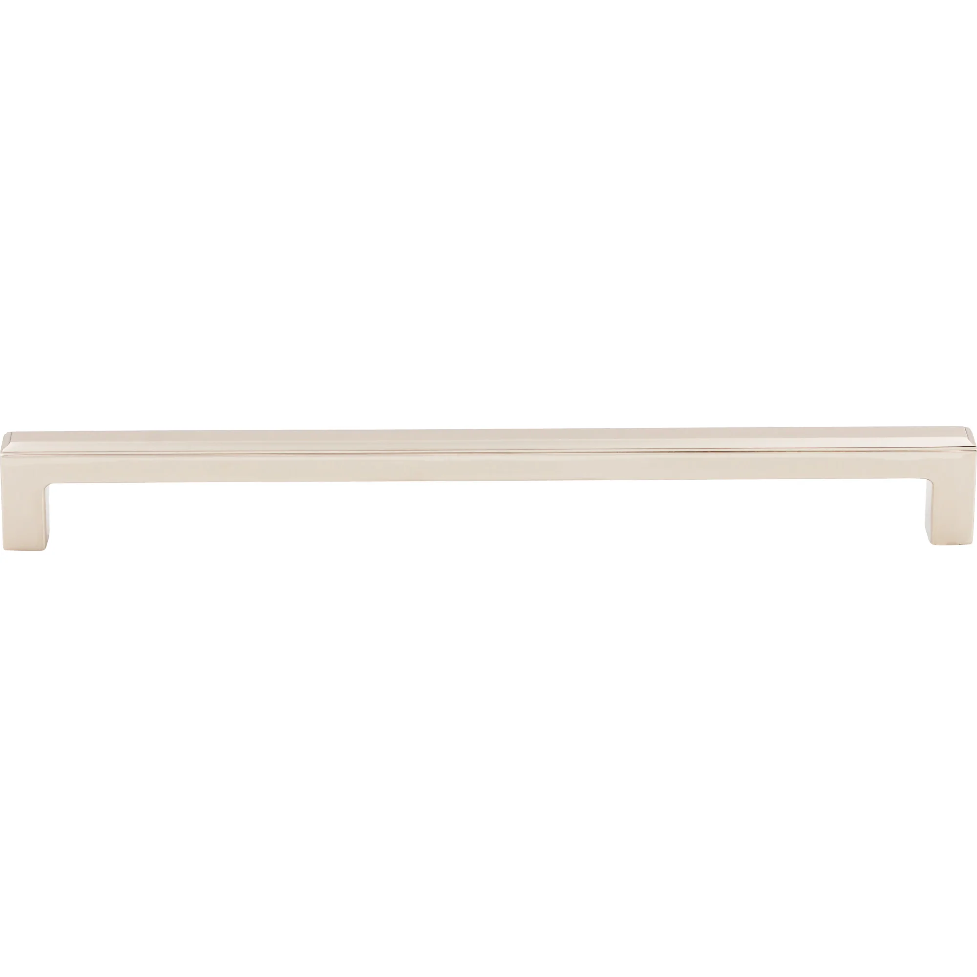 Top Knobs Transcend Podium Pull Polished Nickel 9″ Center to Center