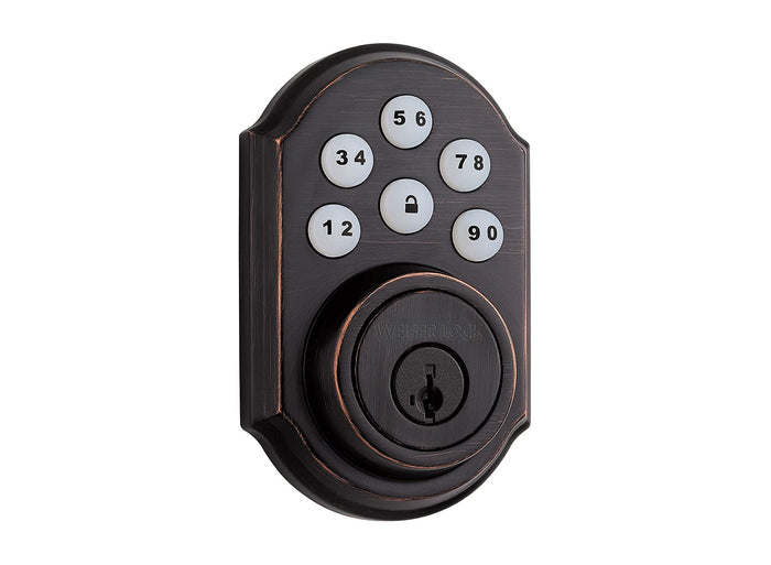 Weiser Venetian Bronze SmartCode Electronic Deadbolt